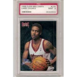 Larry Hughes 1998 Fleer Brilliant Basketball Rookie PSA 9 (Mint 