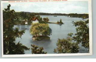 Bonnie View Island Thousand Islands c1910 Postcard  