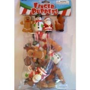   Finger Puppets Santa, Snowman and more. Case Pack 24 Toys & Games