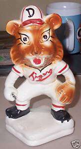 1940s Detroit Tigers Tiger Head Stanford Pottery Bank  