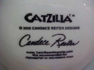 Candace Reiter Catzilla Chip & Dip Platter 13 2003  