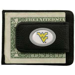  West Virginia Mountaineers Leather Card Holder & Money 