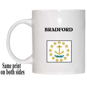  US State Flag   BRADFORD, Rhode Island (RI) Mug 