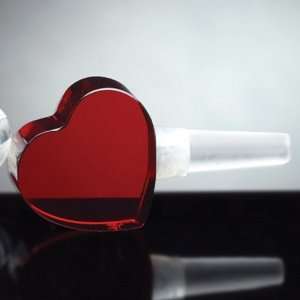  Cassini Red Heart Bottle Stopper Jewelry