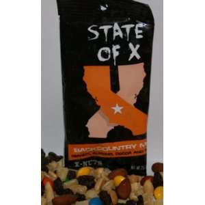 State of X Back Country Mix, Trail Mix Peanut, Almond, Cocoa, and 