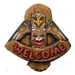  Totem Pole Welcome sign Patio, Lawn & Garden