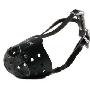  Dean & Tyler Leather Basket Muzzle The Leader   Fits PITBULL 