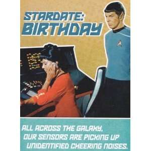   Birthday Card Star Trek Stardate Birthday