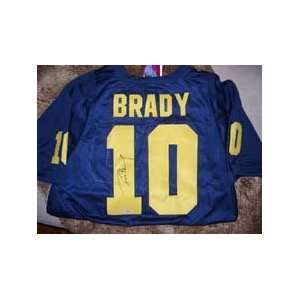    Tom Brady Signed University of Michigan Jersey 