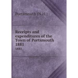   expenditures of the Town of Portsmouth. 1881 Portsmouth (N.H.) Books