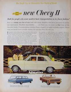 1961 Chevy 4 page car Ad of 1962 Chevrolet line Impala  