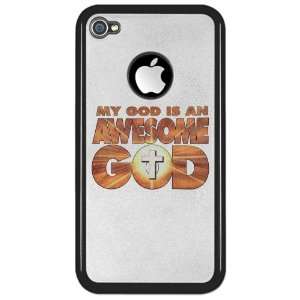   or 4S Clear Case Black My God Is An Awesome God 