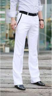 Mens 2011 NEW Korean Fashion Slim Fit White Pants 2820  