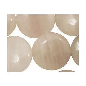    Natural Lavender Quartz Beads Puff Coin 25mm Arts, Crafts & Sewing