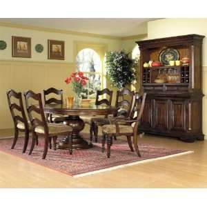 Pulaski Timber Heights Fabric Side Chairs in Timber Heights Dark Wood 