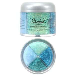  Stardust Glitter For Hair & Body, 4 Mermaid Colors Beauty