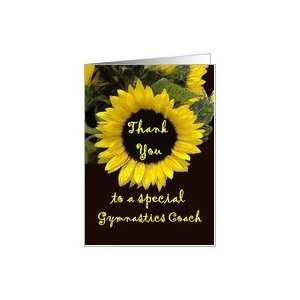 Gymnastics Coach Thank You Card