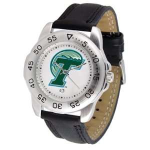  Tulane Green Wave NCAA Sport Mens Watch (Leather Band 