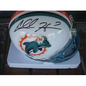  Signed Chad Henne Mini Helmet   Full Sig   Autographed NFL 