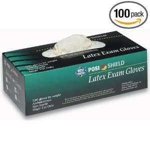  West Chester Posi Shield 2500i/Large 100 Latex Disposable 