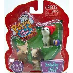    Puppy in My Pocket Holiday Pets    Wolf Deer Squirrel Toys & Games