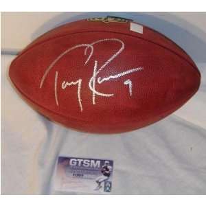  Tony Romo Autographed Football