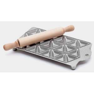   24 Triangle Holes Aluminium Maker with Rolling Pin