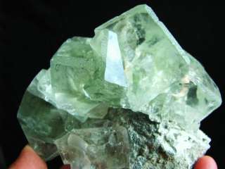 Clear Green Fluorite Mineral Display Specimen  