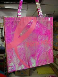 NEW Think Pink Irridescent Breast Cancer Tote Bag MRI  