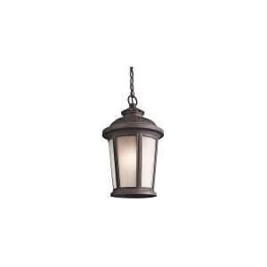  Kichler 49412RZ Ralston 1 Light Outdoor Hanging Lantern in 