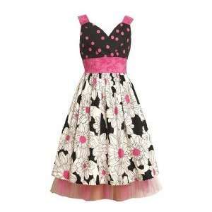  Girls Spring Dresses   Dots and Daises   Size 8   R47729 