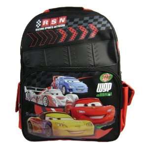 Disney Cars 2 Racing Sports Network Large Backpack Toys 