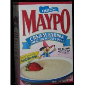 Quick Maypo Creamed Farina Cereal   28 Oz. Box (Pack of 3)  