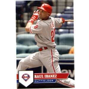 2011 Topps Major League Baseball Sticker #169 Raul Ibanez Philadelphia 