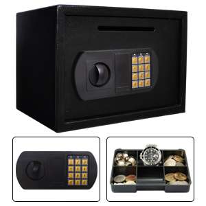   Digital Depository Drop Cash Safe Security Jewelry Gun Home Hotel Box
