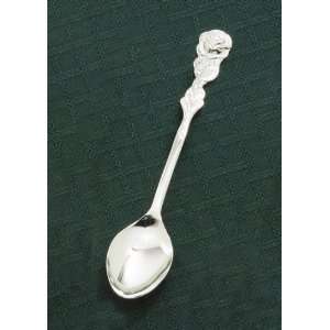  Silverplated Tea Spoon with Rose Handle   Set of 12