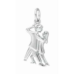  1.7 Grams Sterling Silver Dancers Charm Jewelry