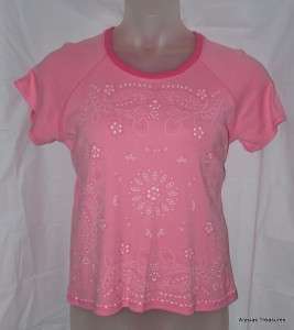   16 / 18 pink casual dress stretch comfy cotton tee shirt OLEG CASSINI