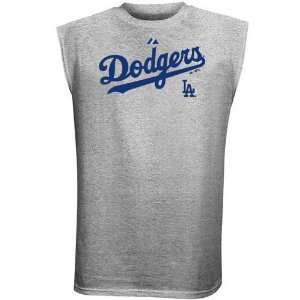  Majestic L.A. Dodgers Ash Series Sweep Sleeveless T shirt 