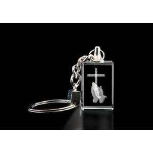  Praying Hands with Cross   Key Chain