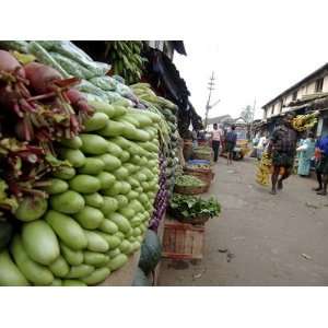 Vegetable Market, Chalai, Trivandrum, Kerala, India, Asia Photographic 