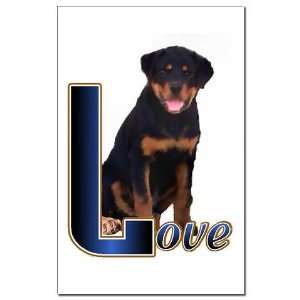  Rottweiler Love Pets Mini Poster Print by  Patio 