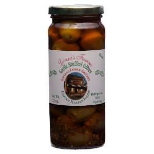 Loveras Famous Garlic Stuffed Olives (Hot)  Grocery 