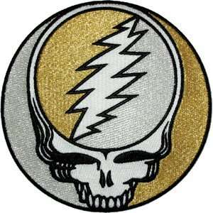  Grateful Dead Garcia 5 Gold Steal Your face Embroidered 