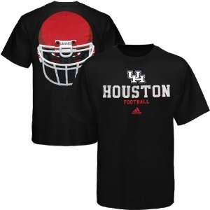   Houston Cougars College Eyes T Shirt   Black (Large) Sports
