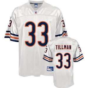 Charles Tillman Youth Jersey Reebok White Replica #33 Chicago Bears 