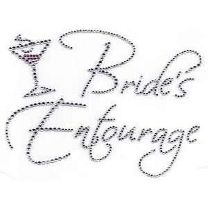  BRIDES ENTOURAGE Rhinestone Transfer/Wedding, Bride 