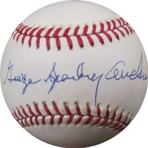  Goerge Sparky Anderson Autographed/Hand Signed Baseball 