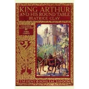  King Arthur and his Round Table   12x18 Framed Print in 
