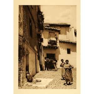  1925 Casa People Toledo Spain Hielscher Photogravure 